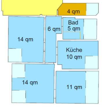 Foto - Charmante Altbauwohnung im Herzen von Aalen – 3 Zimmer Whn.