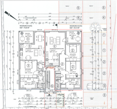 Foto - Erstbezug - Wohnung - 3 Zimmer - ruhige Lage nähe SchlüchternA66