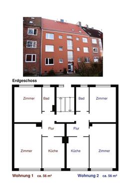 Foto - Etagenwohnung zur Miete in Kiel