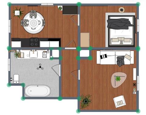 Foto - Wohnen am Bach: Gemütliche 2-Zimmer-Wohnung mit Garten & EBK