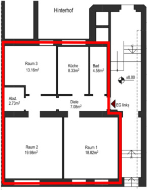 Foto - 3 Zimmer Etagenwohnung zur Miete in Roetgen