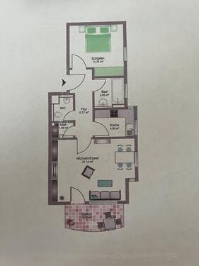 Foto - 2 Zimmer Etagenwohnung in Ludwigsburg