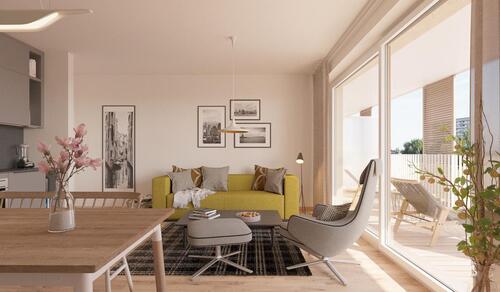 Foto - *Erstbezug * großer Balkon Richtung Park * Energieeffizienter KfW 40 Neubau*