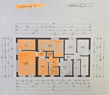 Foto - Altersgerechte 2-Raumwohnung (Wohnung 2 lt. Grundriss)