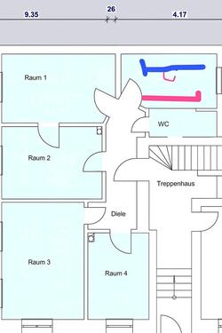Foto - 4 Zimmer Erdgeschoßwohnung in Halberstadt