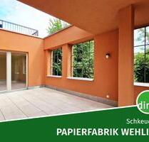 ERSTBEZUG sanierte Papierfabrik | Wohntraum am Wasser mit großem Atrium u. Südwest-Terrasse u.v.m. - Schkeuditz