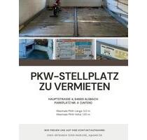 PKW Stellplatz - 60,00 EUR Miete, in Alsbach-Hähnlein (PLZ: 64665)
