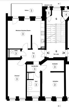 Foto - Etagenwohnung zur Miete in Leipzig