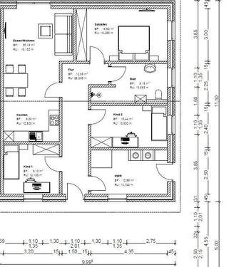 Foto - Wohnung 94m2 - 1.250,00&nbsp;EUR Kaltmiete, ca.&nbsp; 94,00&nbsp;m&sup2;