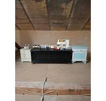 Truhe,schwarz,mit zu öffnendem Deckel,134×47×47 cm - Rotthalmünster