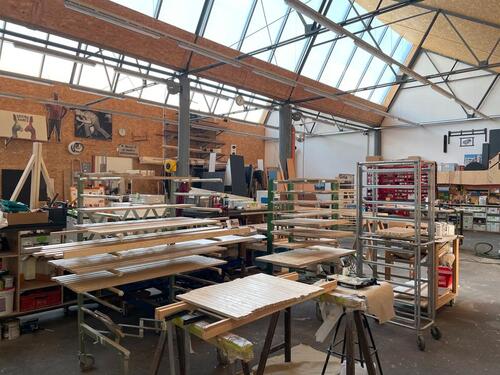 Foto - Arbeitsplatz in Werkstattgemeinschaft