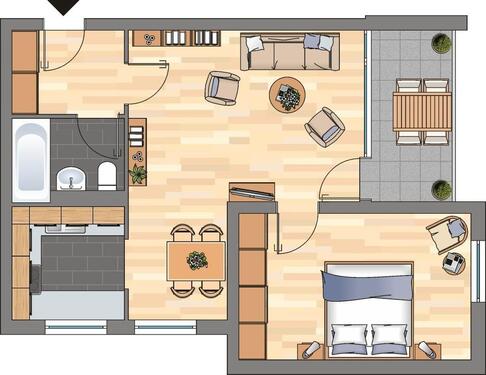 Foto - 2 Zimmer Etagenwohnung zur Miete in Wuppertal