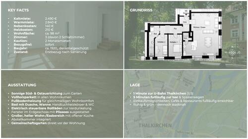 Foto - Etagenwohnung zur Miete in München