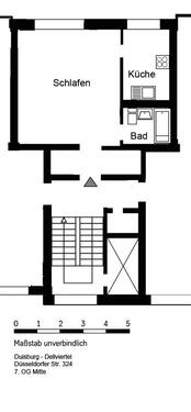 Foto - Etagenwohnung zur Miete in Duisburg