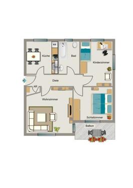 Foto - 3.5 Zimmer Etagenwohnung zur Miete in Essen
