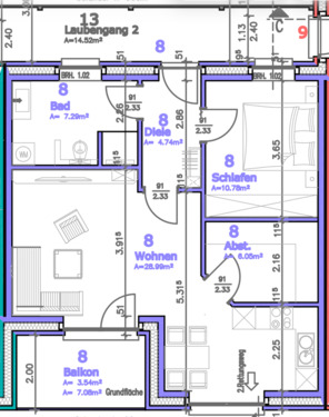 Foto - 2 Zimmer Etagenwohnung in Viöl