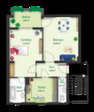 Foto - 2 Zimmer Etagenwohnung zur Miete in Halle (Saale)