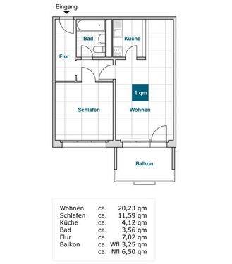 Foto - 2 Zimmer Etagenwohnung zur Miete in Dresden