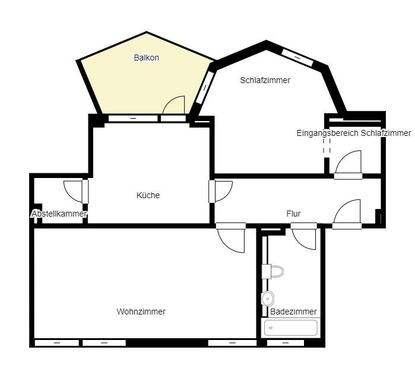 Foto - 2 Zimmer Etagenwohnung zur Miete in Dortmund