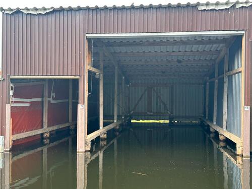 Foto - Doppel Bootsschuppen in Plau am See