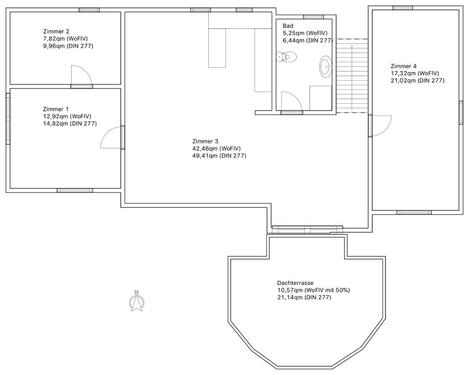 Foto - 3.5 Zimmer Dachgeschoßwohnung zur Miete in Schwarzenbek