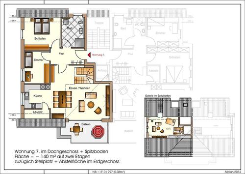 Foto - Mietwohnung - 1.080,00&nbsp;EUR Kaltmiete, ca.&nbsp; 140,00&nbsp;m&sup2;