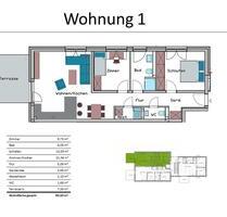 Verkaufe 3-Zimmer Eigentumswohnung EG mit Gartenanteil - Neubau - Estenfeld