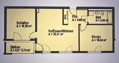 Foto - Helle WBG-Wohnung im Nordosten - 77 m2
