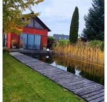 Einfamilienhaus mit Schwimmteich und carport - Durlangen