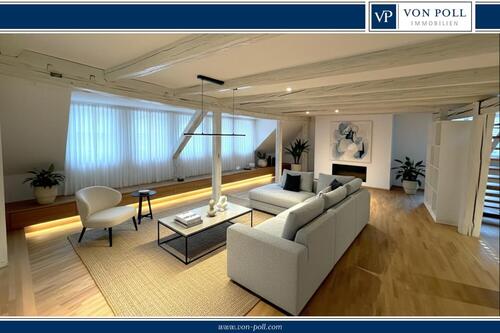 Foto - Altstadt trifft Luxus – Wohnen mit Loggia & Aufzug! Loftfeeling über den Dächern von Ravensburg