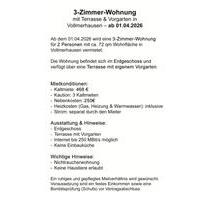 3-Zimmer Erdgeschosswohnung mit Terrasse - Besichtigung ab 07.04. - Gummersbach Berstig Süd