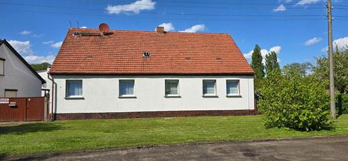 Foto - Einfamilienhaus mit großem Nebengelass und Garten im Oderbruch