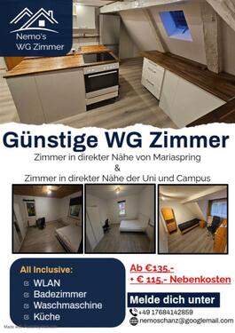 Foto - WG Zimmer zu vermieten ab €135,-