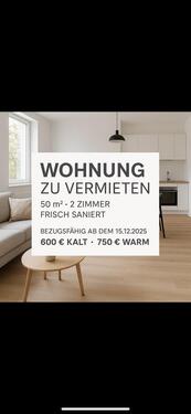 Foto - Wohnung zu vermieten - 600,00 EUR Kaltmiete, ca.  50,00 m²