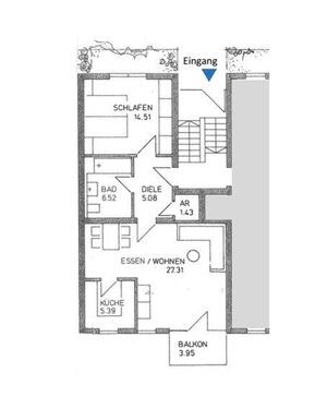 Foto - 2 Zimmer Erdgeschoßwohnung zur Miete in Geratal