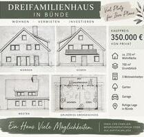 Dreifamilienhaus in Bünde – provisionsfrei