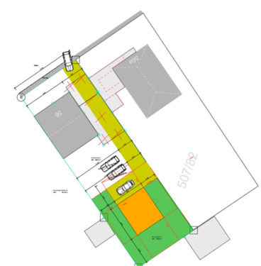 Foto - Seltenes Grundstück in M-Waldtrudering - 330 qm Hinterlieger