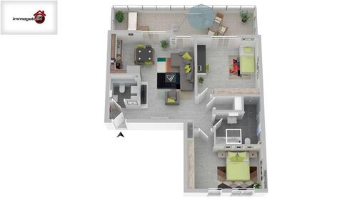 Foto - WOW Traum Penthouse Wohnung Neubau mit Dachterrasse in Top Wohnlage Bieber Nord