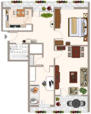 Foto - 3 Zimmer Etagenwohnung zur Miete in Mönchengladbach