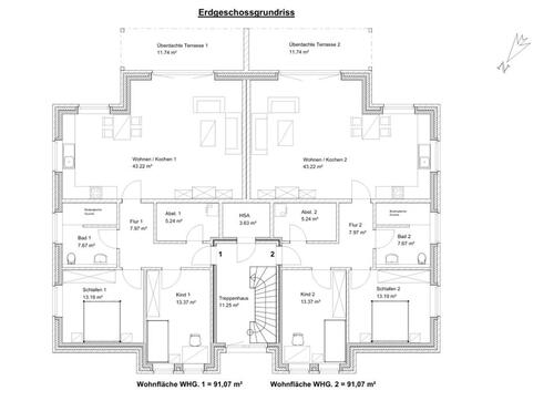 Foto - 2 Zimmer Erdgeschoßwohnung zur Miete in Bassum