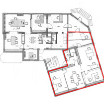 Vielseitig nutzbare Bürofläche im Erdgeschoss mit 110 m² – Ideal - Friedrichshafen