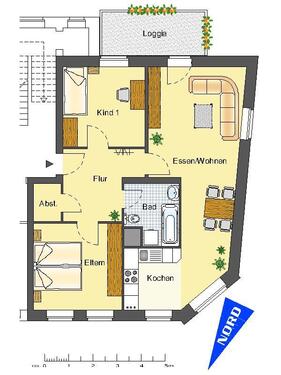 Foto - 3 Zimmer Etagenwohnung in Recklinghausen