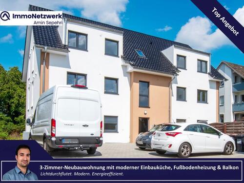 Foto - Moderne 3-Zimmer-Neubauwohnung mit Einbauküche, Balkon & Fußbodenheizung