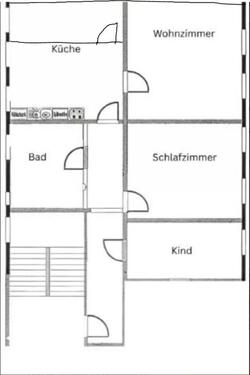 Foto - 4 Zimmer Etagenwohnung zur Miete in Halle (Saale)