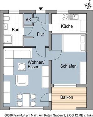 Foto - Schicke 2 Zimmerwohnung mit Balkon