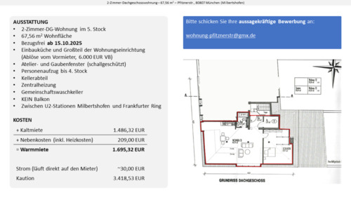 Foto - Etagenwohnung zur Miete in München