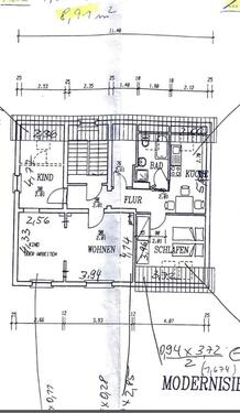Foto - 3 Zimmer Dachgeschoßwohnung zur Miete in Genthin