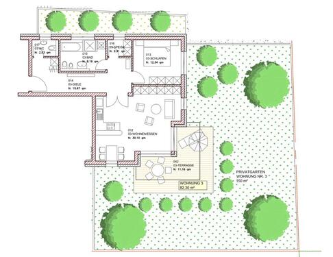 Foto - 2,5 Zimmer Wohnung mit eigenem Garten