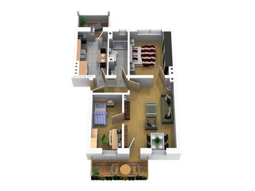 Foto - Erdgeschoßwohnung in Magdeburg zur Miete