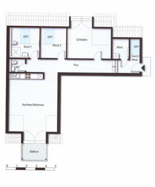 Foto - 3 Zimmer Dachgeschoßwohnung zur Miete in Niebüll
